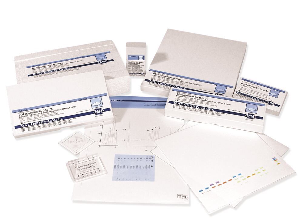 TLC-Plates ALUGRAM® Xtra SILGUR, /UV254, 20x20 cm, alumin. foil, 0.2mm - Luminix Health