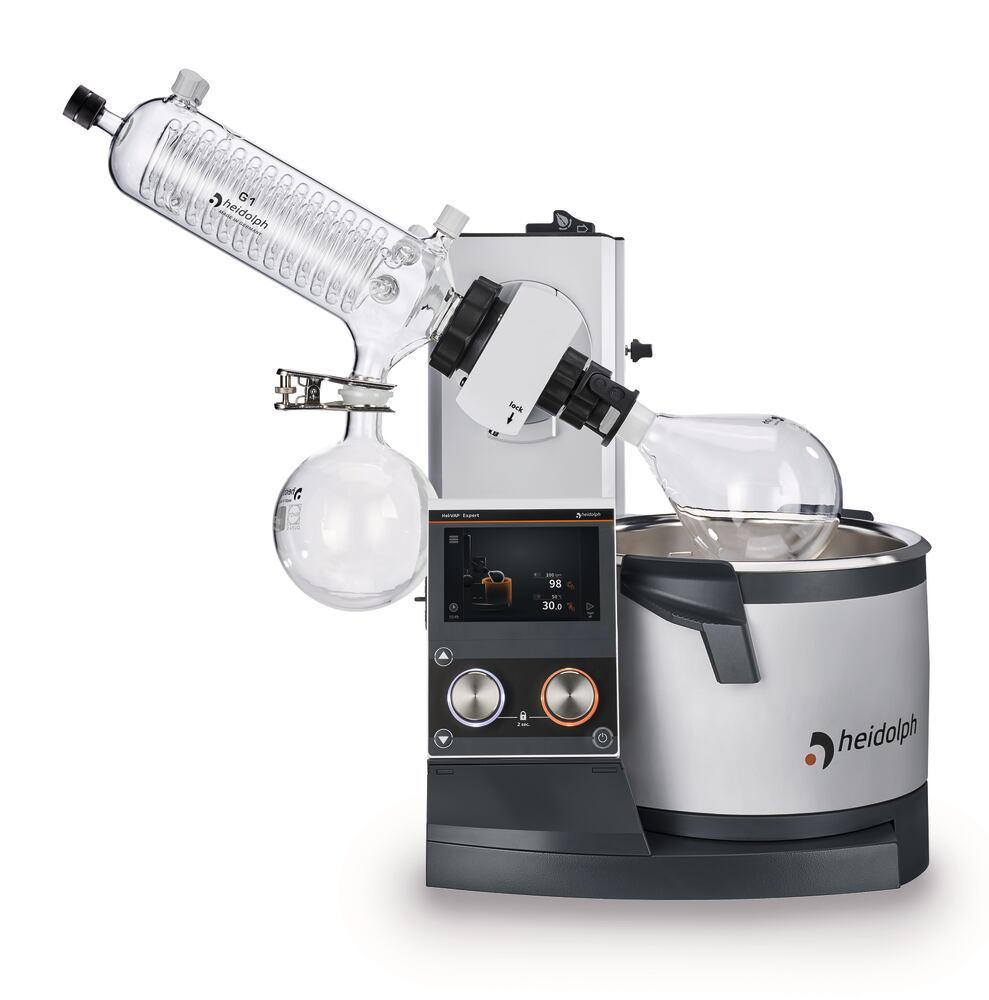 Rotary evaporators Hei-VAP Expert Models with motorised lifting - Luminix Health