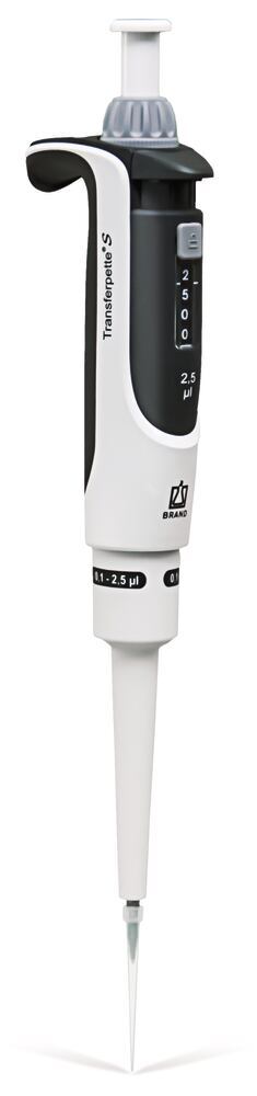 Microlitre pipette Transferpette® S, 1-channel, variable, D-2.5, 0.1-2.5 µl - Luminix Health