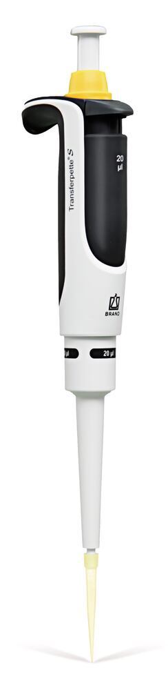 Microlitre pipette Transferpette® S, 1-channel, fixed, F-20, 20 µl, 1 unit(s) - Luminix Health