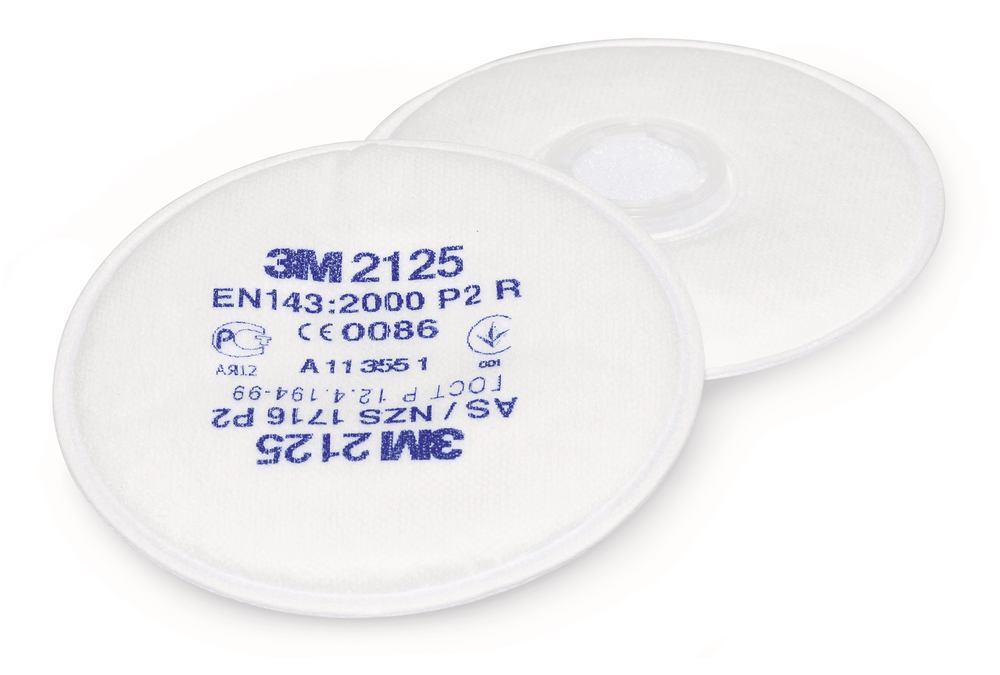 Round particulate filters, 3 M, EN 143, filter P2R, 20 unit(s) - Luminix Health