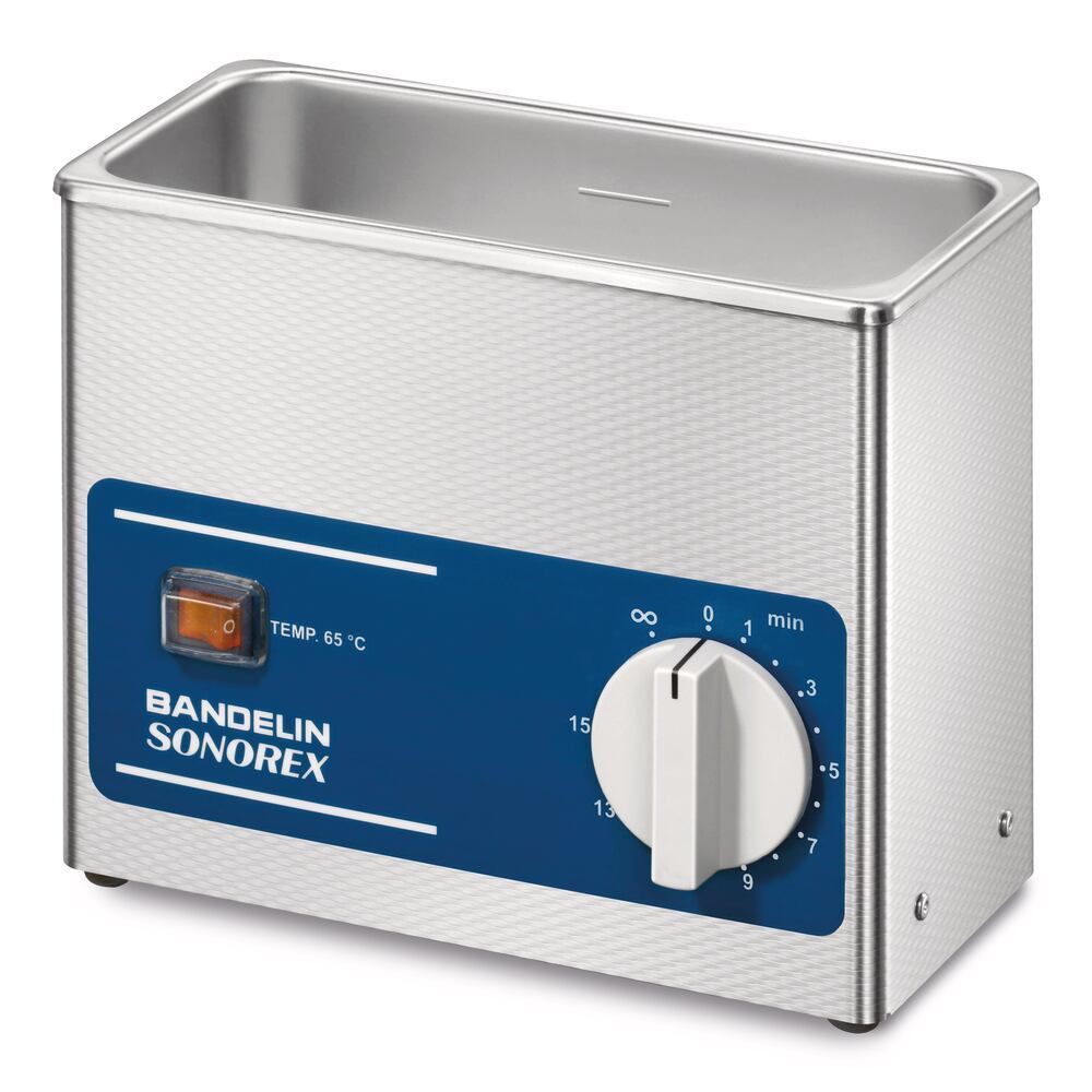 Ultrasonic compact bath SONOREX SUPER, RK 31 H, volume 0.9 l, 1 unit(s) - Luminix Health