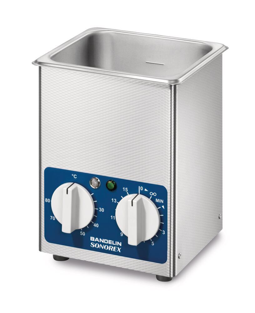 Ultrasonic compact bath SONOREX SUPER, RK 52 H, volume 1.8 l, 1 unit(s) - Luminix Health