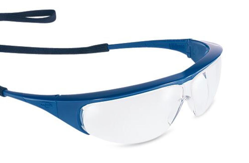 millennia® UV-safety glasses, acc. EN 166/170/172, frame blue, 1 unit(s) - Luminix Health