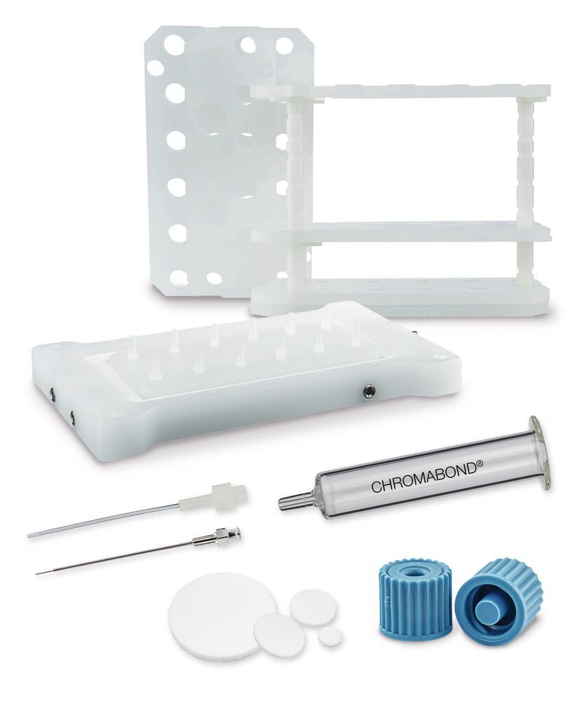 Glass cabinet w/o acc. (12 positions), for SPE vacuum manifolds, 1 unit(s) - Luminix Health