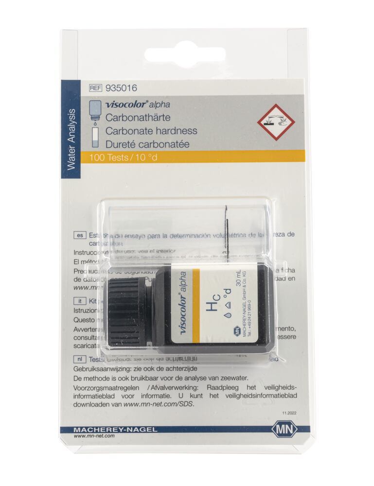 VISOCOLOR® alpha test kit, carbonate hardness, 1 unit(s) - Luminix Health
