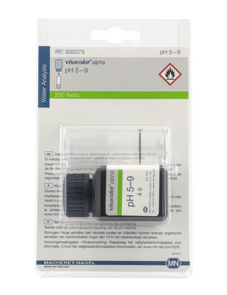 VISOCOLOR® alpha test kit, pH 5 - 9, 1 unit(s) - Luminix Health