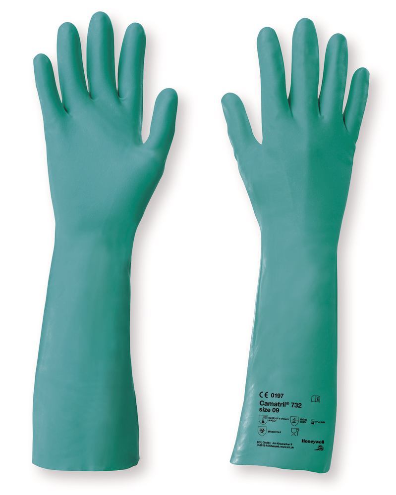 Nitrile gloves Camatril®, size 8, length 400 mm, 2 pair - Luminix Health