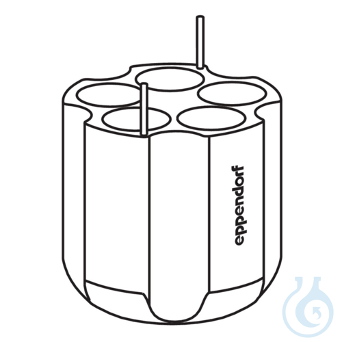 Adapter for 5 x 50 mL conical tubes (2x) - Luminix Health