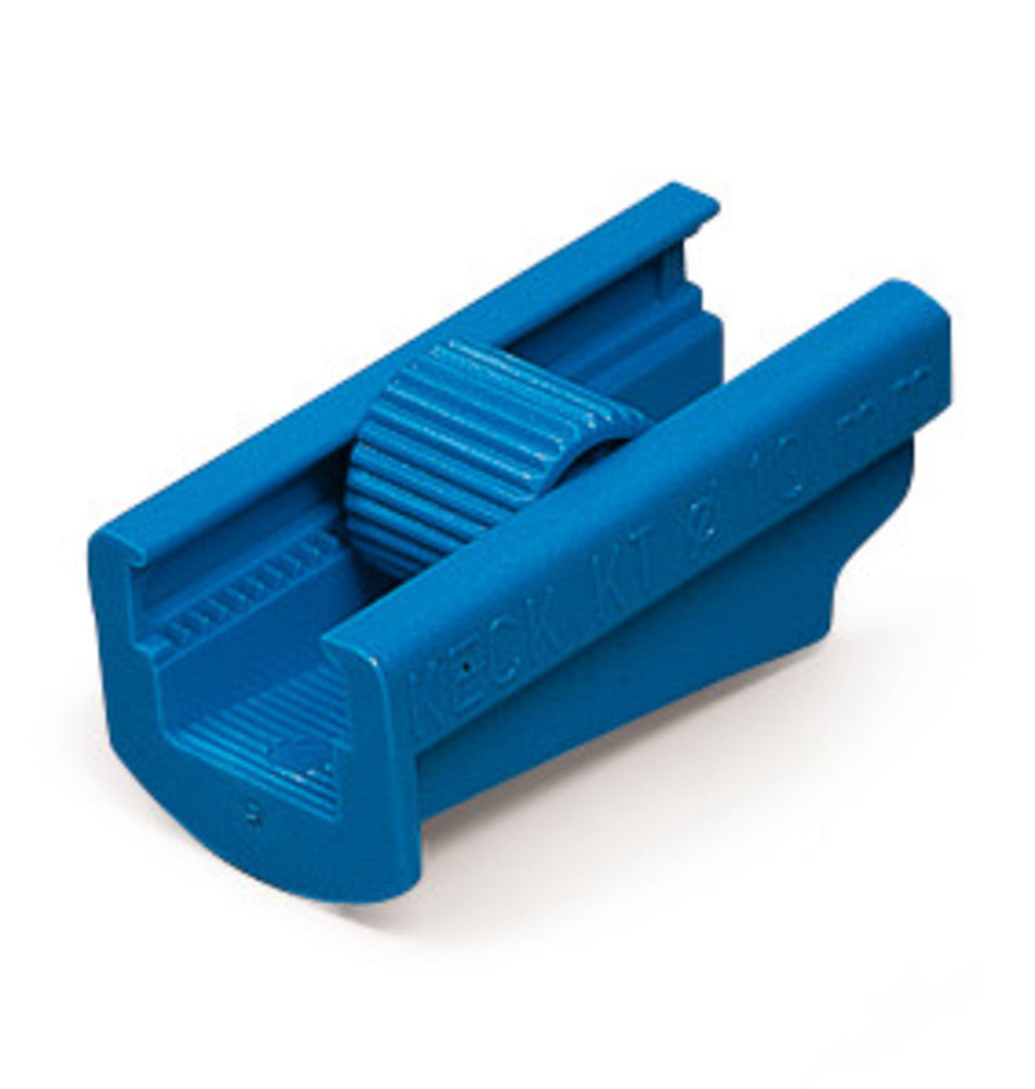 Rotilabo®-tube clamps, polyester, blue, for hose up to Ø 10 mm, 12 unit(s) - Luminix Health