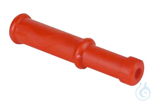 Mouthpieces of polystyrene, red