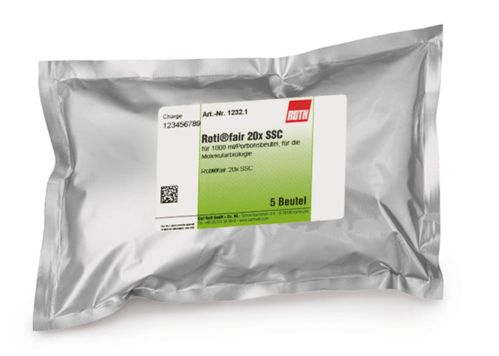 ROTI®fair 20x SSC, for 1000 ml / pouch, 5 unit(s), box - Luminix Health