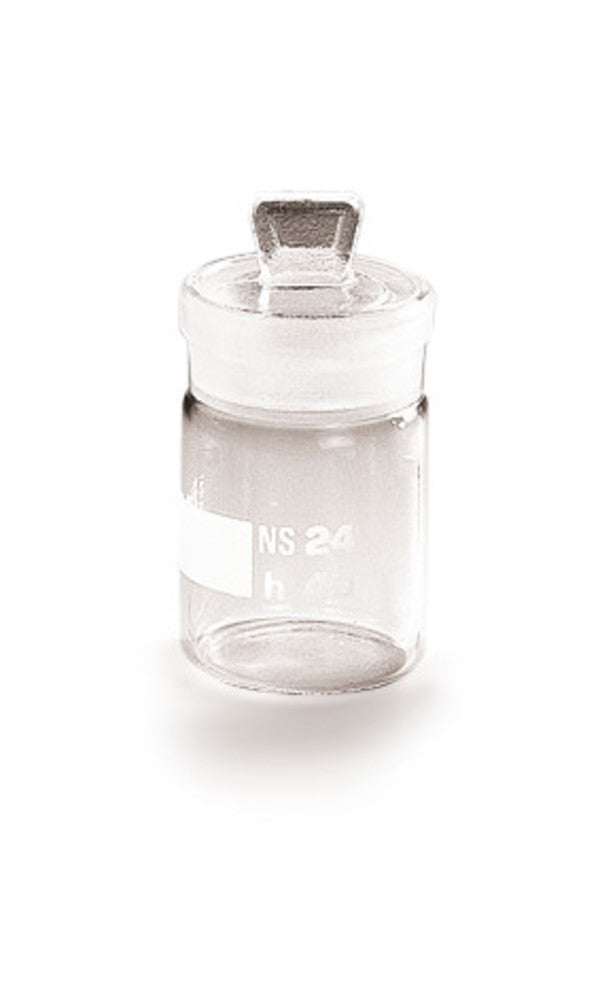 Rotilabo®-weighing bottle, borosilicate, glass, tall, with lid, NS 24/11, 10 ml - Luminix Health
