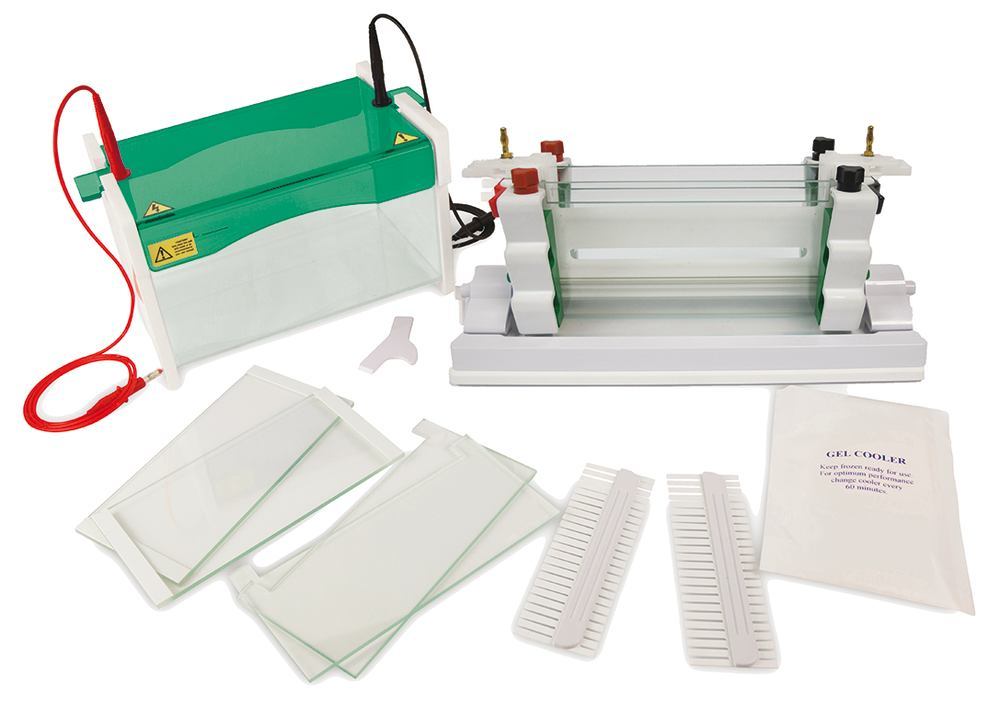 ROTIPHORESE® Unit PROclamp MINI Wide, Complete set, glass plates 20 x 10 cm - Luminix Health