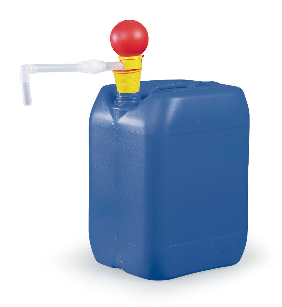 OTAL-hand pump with bent outlet pipe, PP, 26 l/min, for containers max. 60 l - Luminix Health