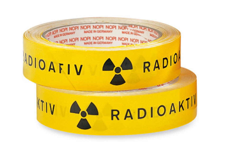 Sekuroka®-warning tape Radioactive, plastiic, 1 roll(s) - Luminix Health