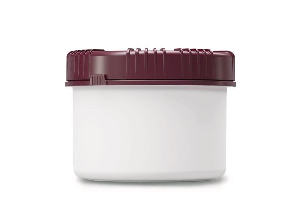 Packo wide-neck jar, white, HDPE, With screw cap and stopper, 500 ml, 10 unit(s) - Luminix Health