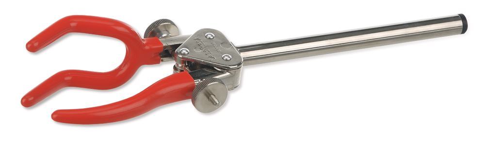 3-finger stand clamp, adjustable, Clamping width 12-100 mm, aluminium, 1 unit(s) - Luminix Health