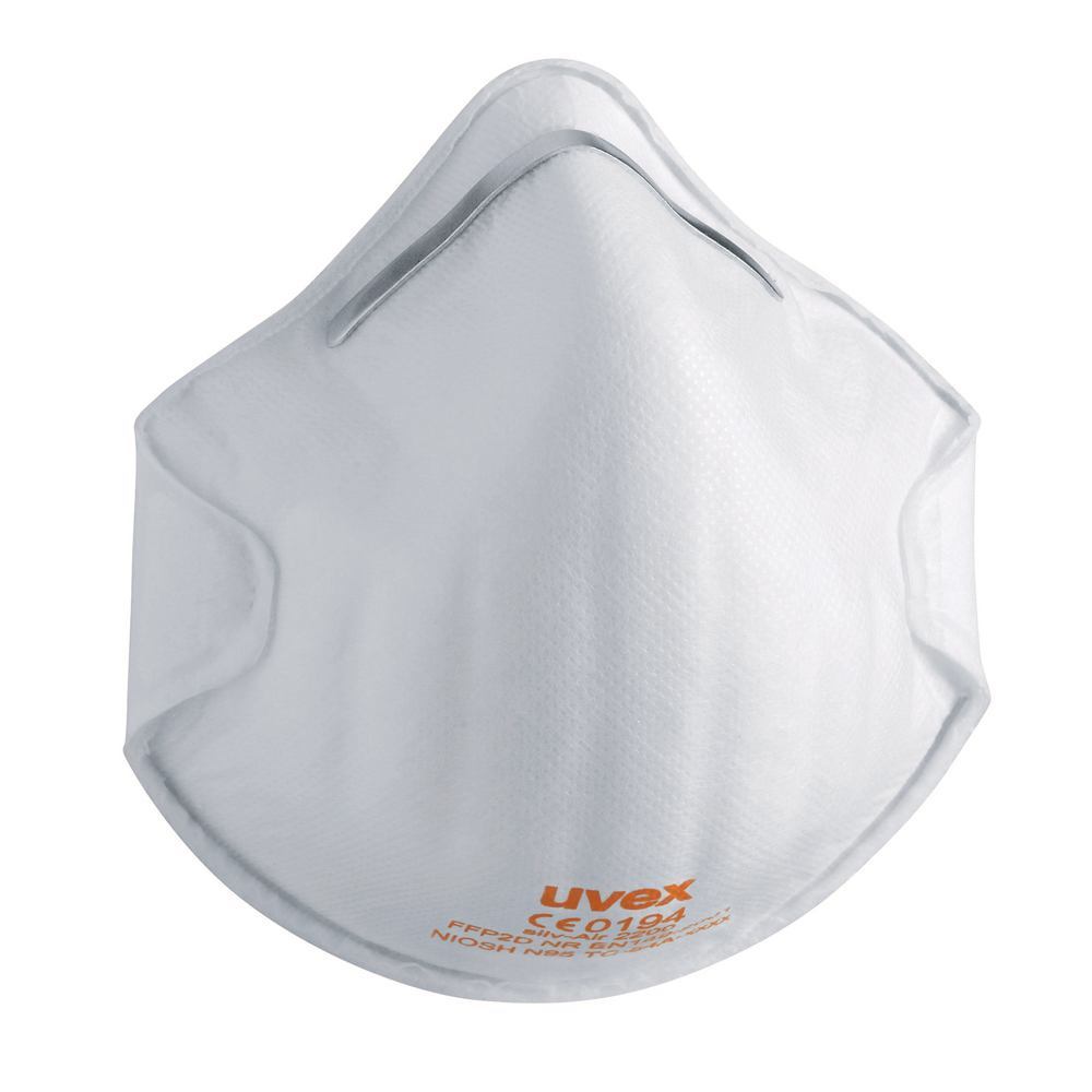 uvex silv-Air c 2200 FFP2 particle mask, without exhalation valve, 20 unit(s) - Luminix Health