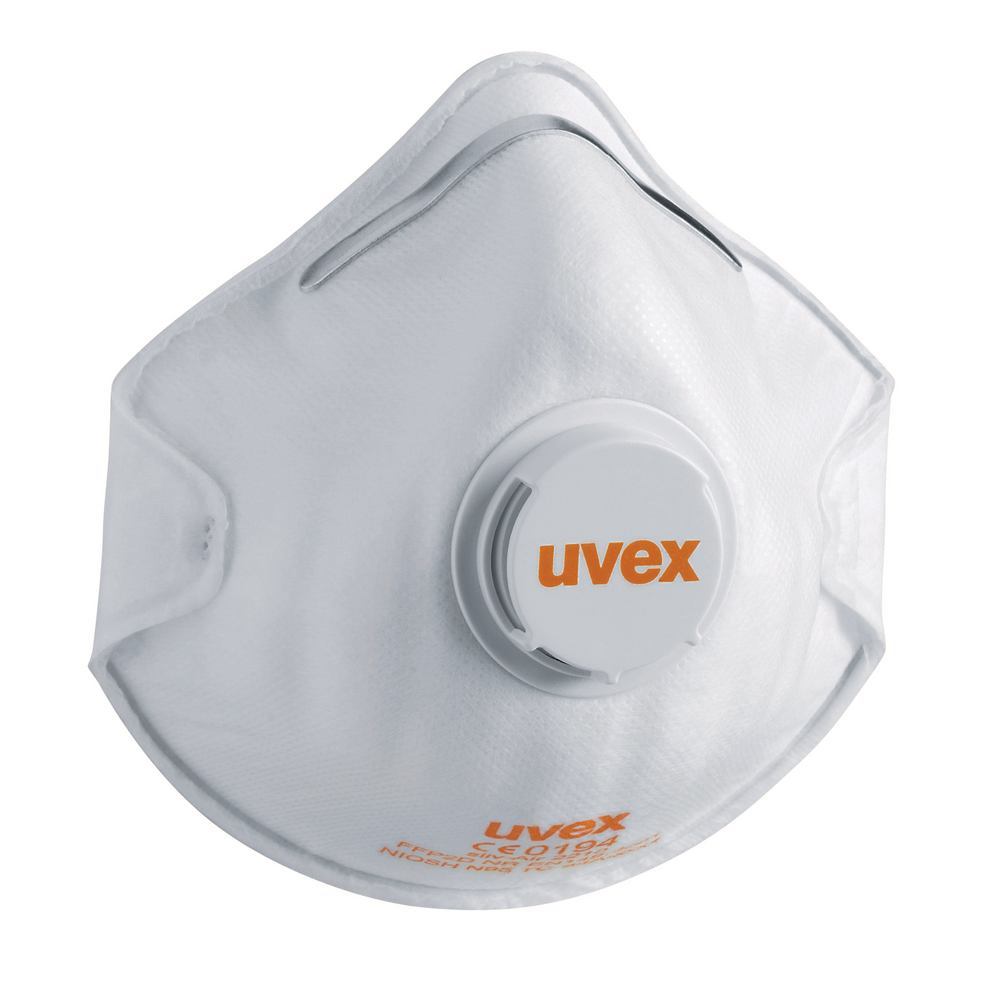 uvex silv-Air c 2210 FFP2 particle mask, with exhalation valve, 15 unit(s) - Luminix Health