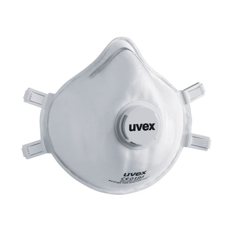 uvex silv-Air c 2312 FFP3 particle mask, with exhalation valve, size S/M - Luminix Health