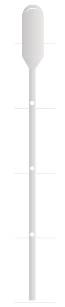 Pasteur pipettes graduated, 0.3 ml non-sterile, 500 unit(s) - Luminix Health