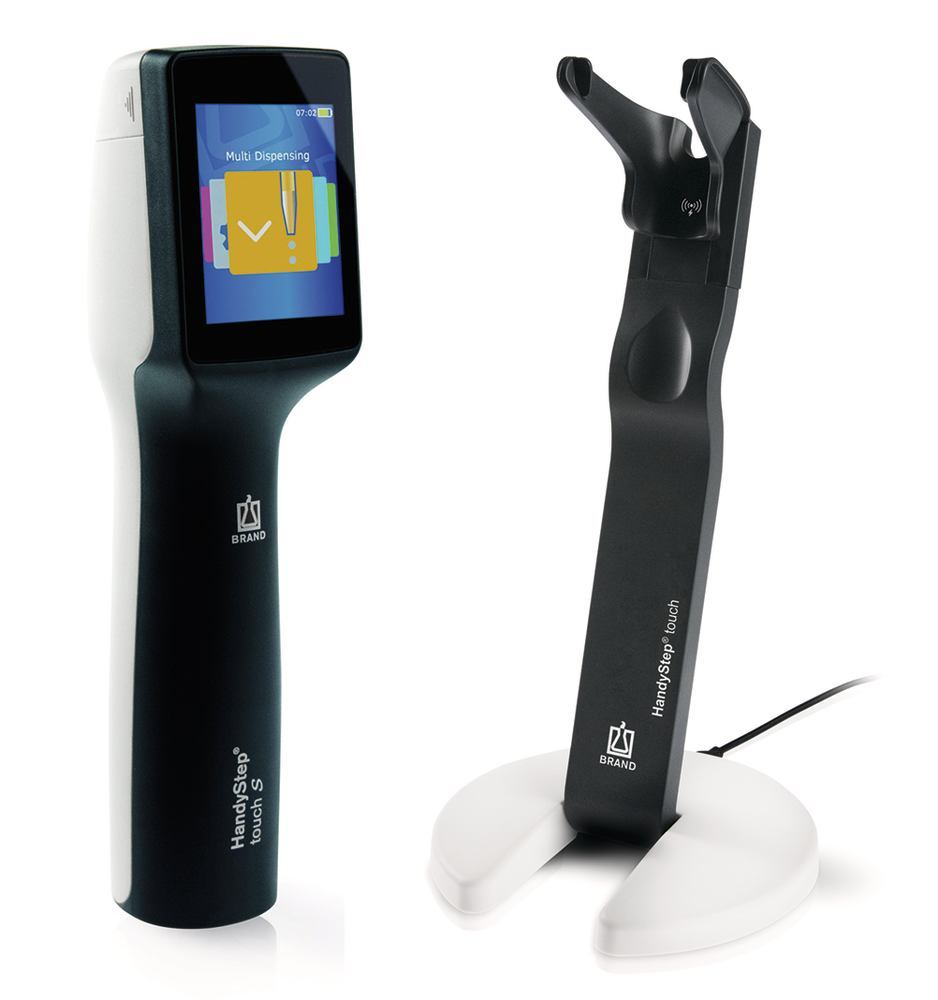 HandyStep® touch S dispenser pipette, Electr. multi-dispenser with battery, set - Luminix Health