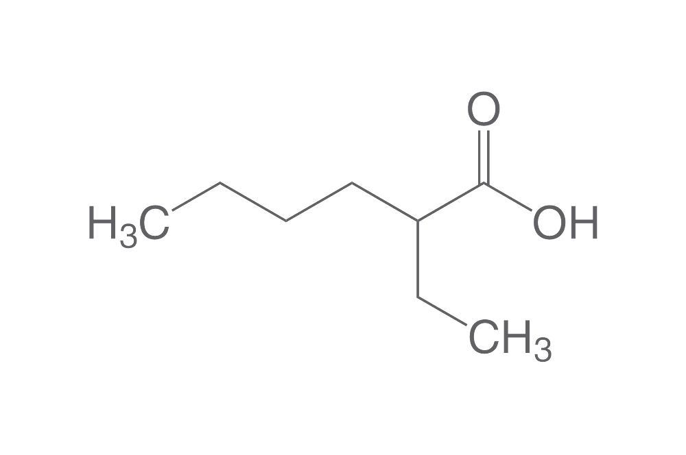 2-Ethylhexanoic acid 250 ml, min. 99 %, for synthesis, 250 ml, glass - Luminix Health