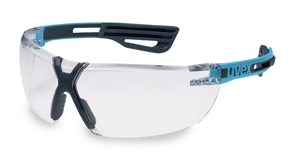 x-fit pro safety glasses, Blue/anthracite, clear, 1 unit(s) - Luminix Health