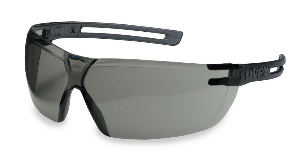 x-fit safety glasses, Grey, grey lens, 1 unit(s) - Luminix Health