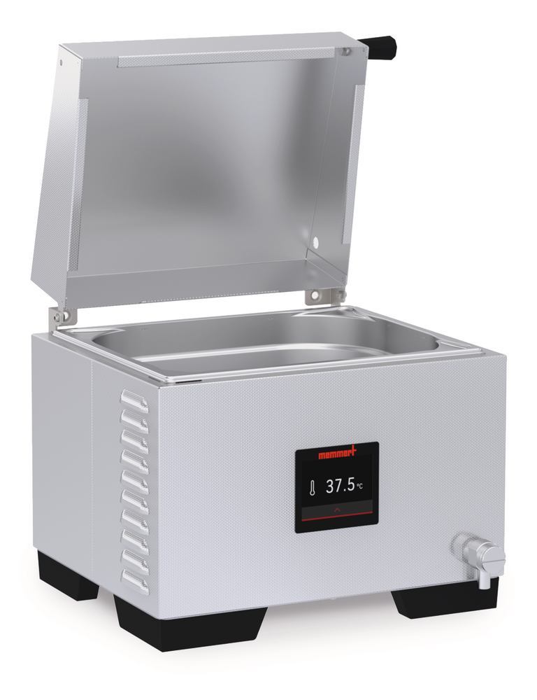 WTB 6 water bath with slanting cover and, draincock, volume 7 l, , 1 unit(s) - Luminix Health