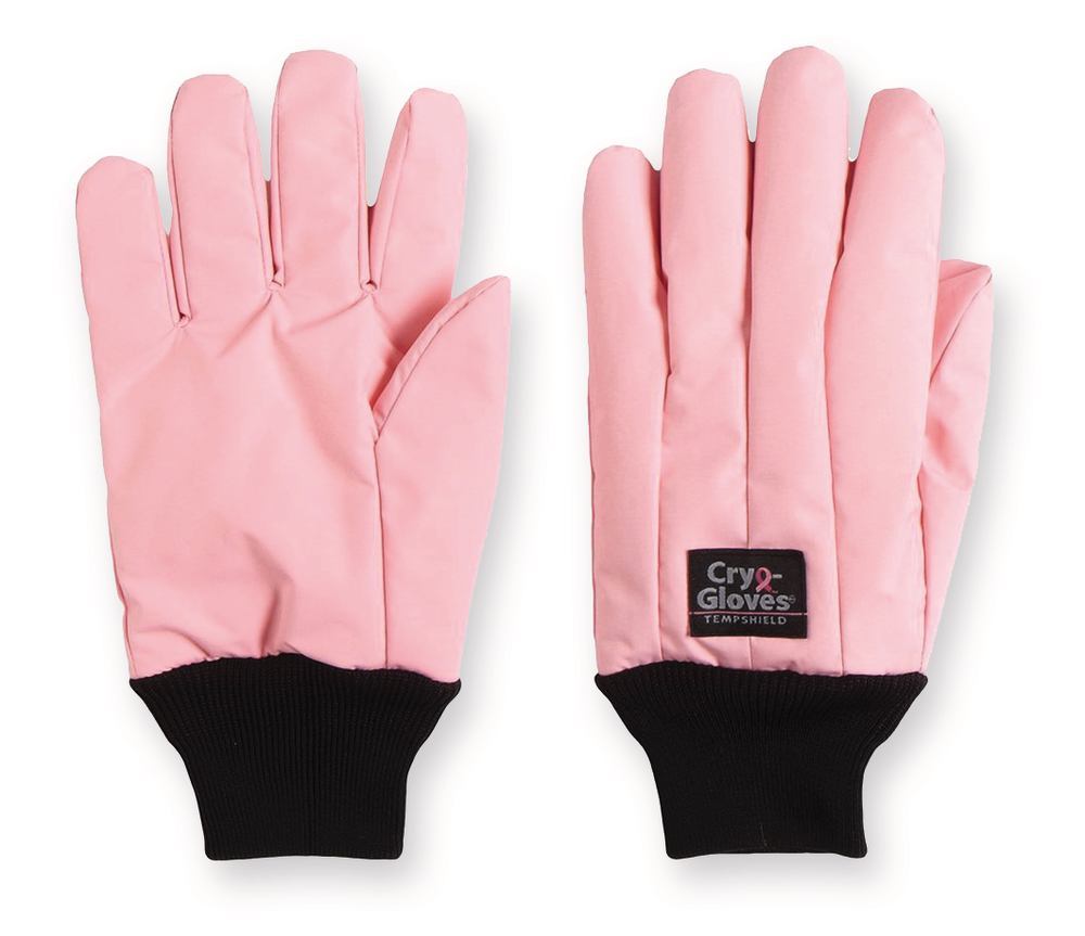 Cryo-Gloves® thermal protection gloves, With knitted cuff, pink, S size, 1 pair - Luminix Health