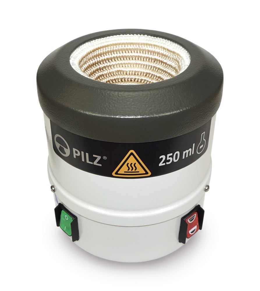 Pilz® LP2 Protect heating mantle, Two heat zones, up to 450 °C, 250 ml - Luminix Health