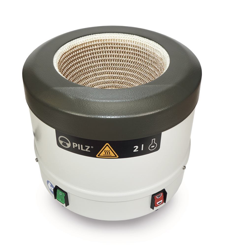 Pilz® LP2 Protect heating mantle, Two heat zones, up to 450 °C, 2000 ml - Luminix Health