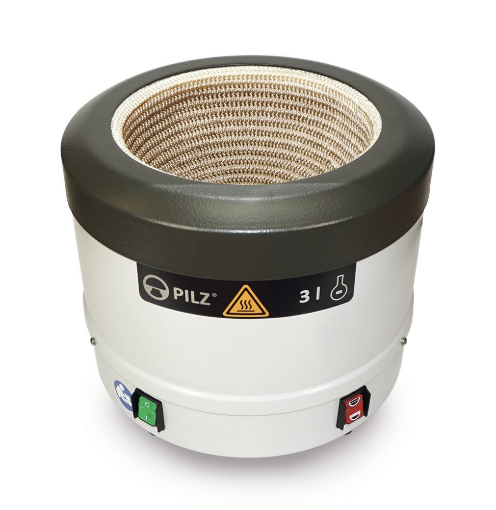 Pilz® LP2 Protect heating mantle, Two heat zones, up to 450 °C, 300 ml - Luminix Health