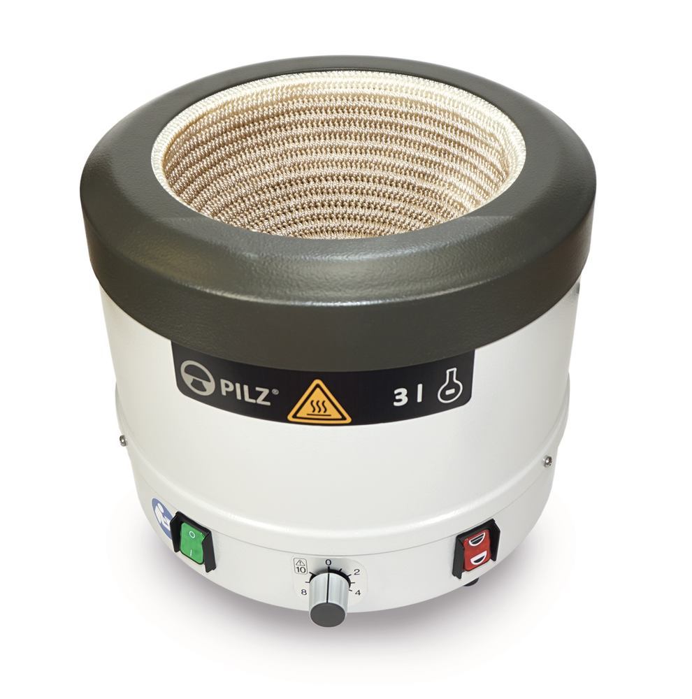 Pilz® LP2ER Protect heating mantle, Two heat zones, up to 450 °C, 300 ml - Luminix Health