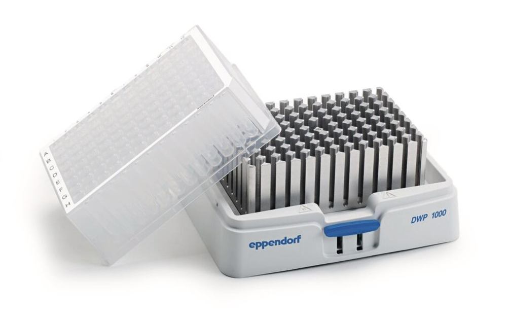 Interchangeable block, for 96/1000 µl deep-well trays, 1 unit(s) - Luminix Health