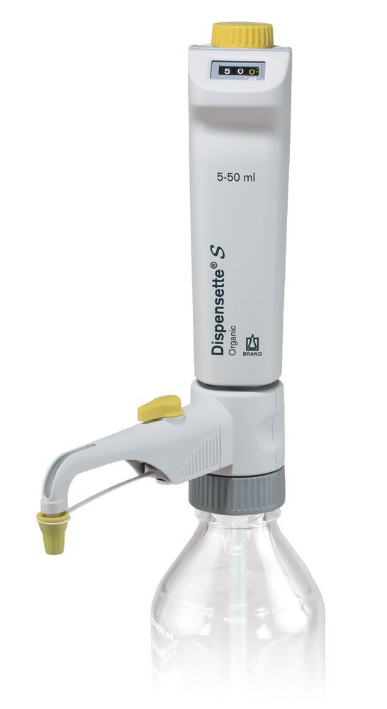 Dispensette® S Organic, digital, with recirculation valve, volume 5-50 ml - Luminix Health