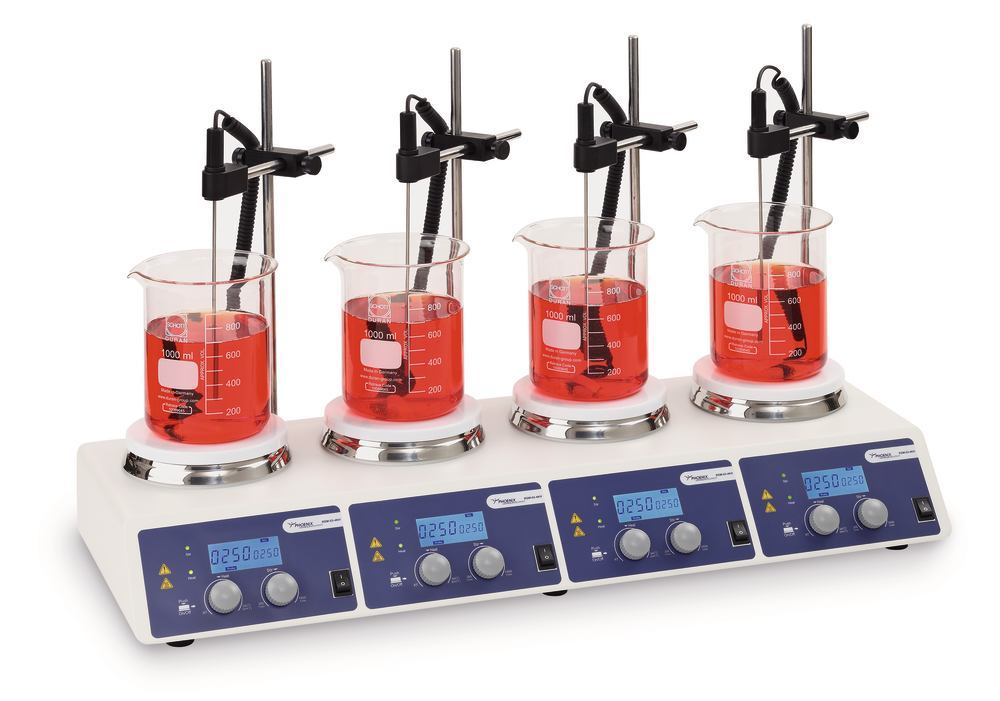 Multipoint magnet stir type RSM-03-4KH, Incl. four Pt 1000 temperature gauges, - Luminix Health
