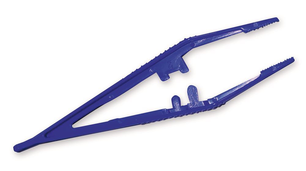 Disposable tweezers, ABS, non-sterile, length 111 mm, 6 unit(s) - Luminix Health