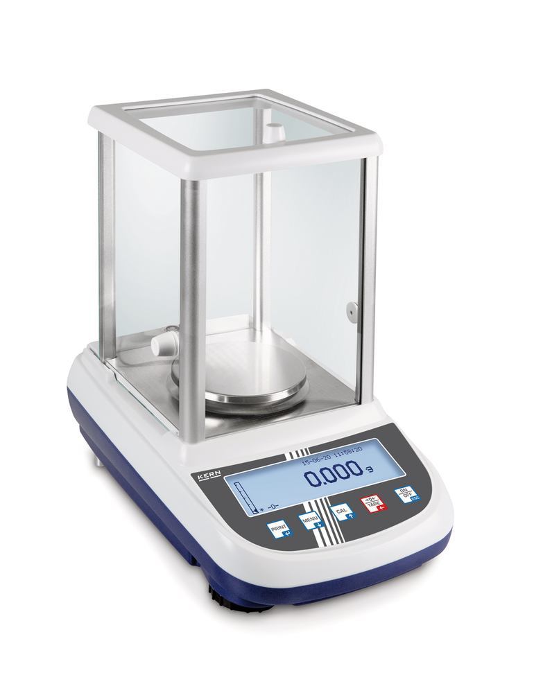 PLJ 2000-3A (W) precision balance, max. 2100 g, d=0.001 g, draft shield, - Luminix Health