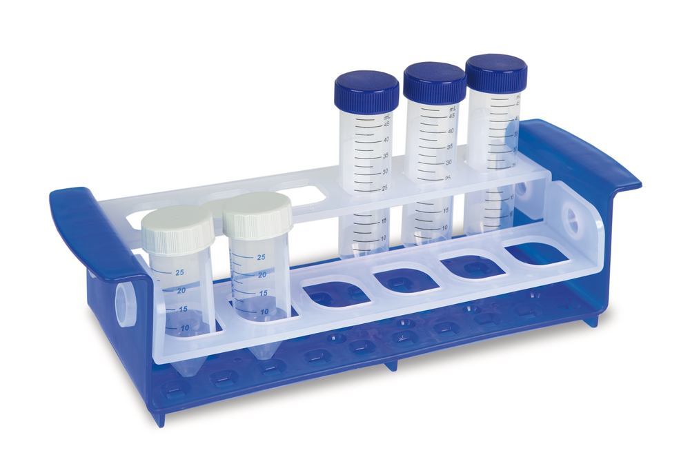 ONERACK® combi sample stands, Blue, tube Ø 10-30 mm, 1 unit(s) - Luminix Health
