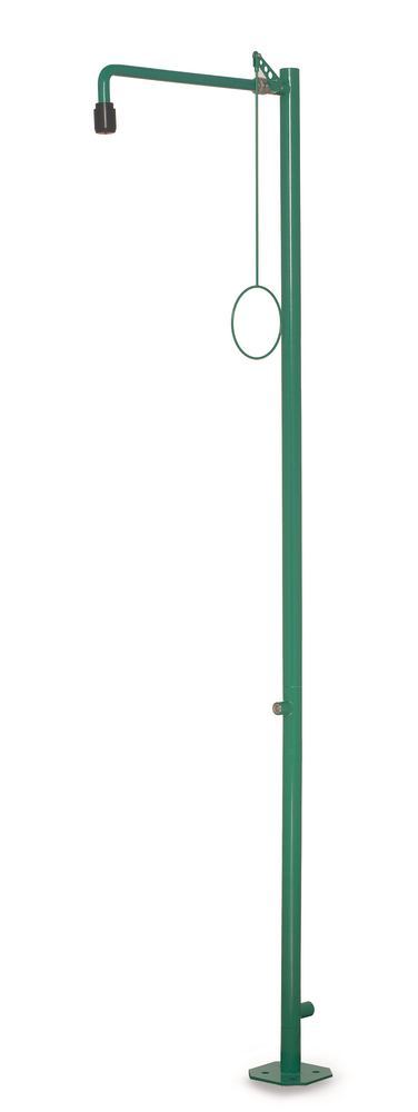 Emergency body shower for floor mounting, without eye shower, 1 unit(s) - Luminix Health