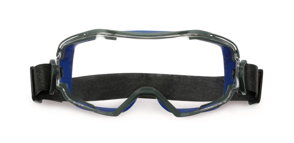 GoogleGear 6000 wide-vision goggles, With neoprene band, blue/black, 1 unit(s) - Luminix Health