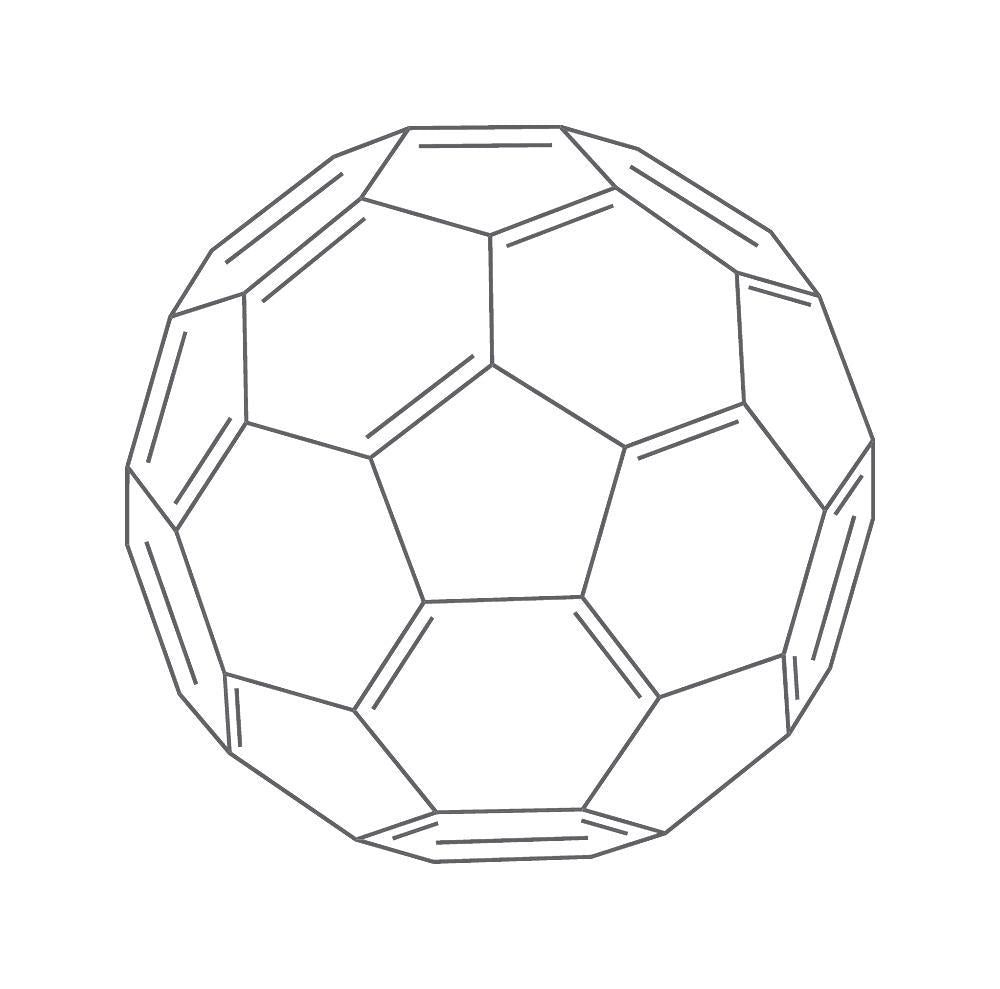 Fullerene C60, min. 99 %, 500 mg, glass - Luminix Health