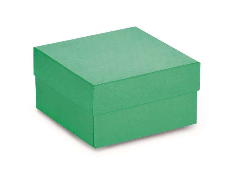 ROTILABO® cardboard cryo boxes, green, Water-repellant, L 133 x W 133 x H 50 mm - Luminix Health