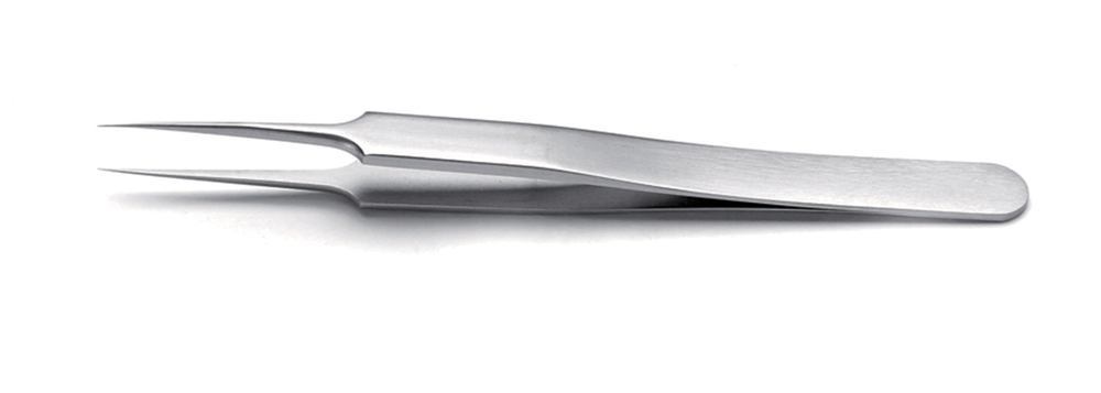 ROTILABO® precision tweezers, Straight NC type 5, L 110 mm, SS 0.07 mm - Luminix Health