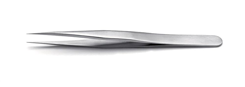 ROTILABO® precision tweezers, Straight S type 3, L 120 mm, SS 0.12 mm, 1 unit(s) - Luminix Health