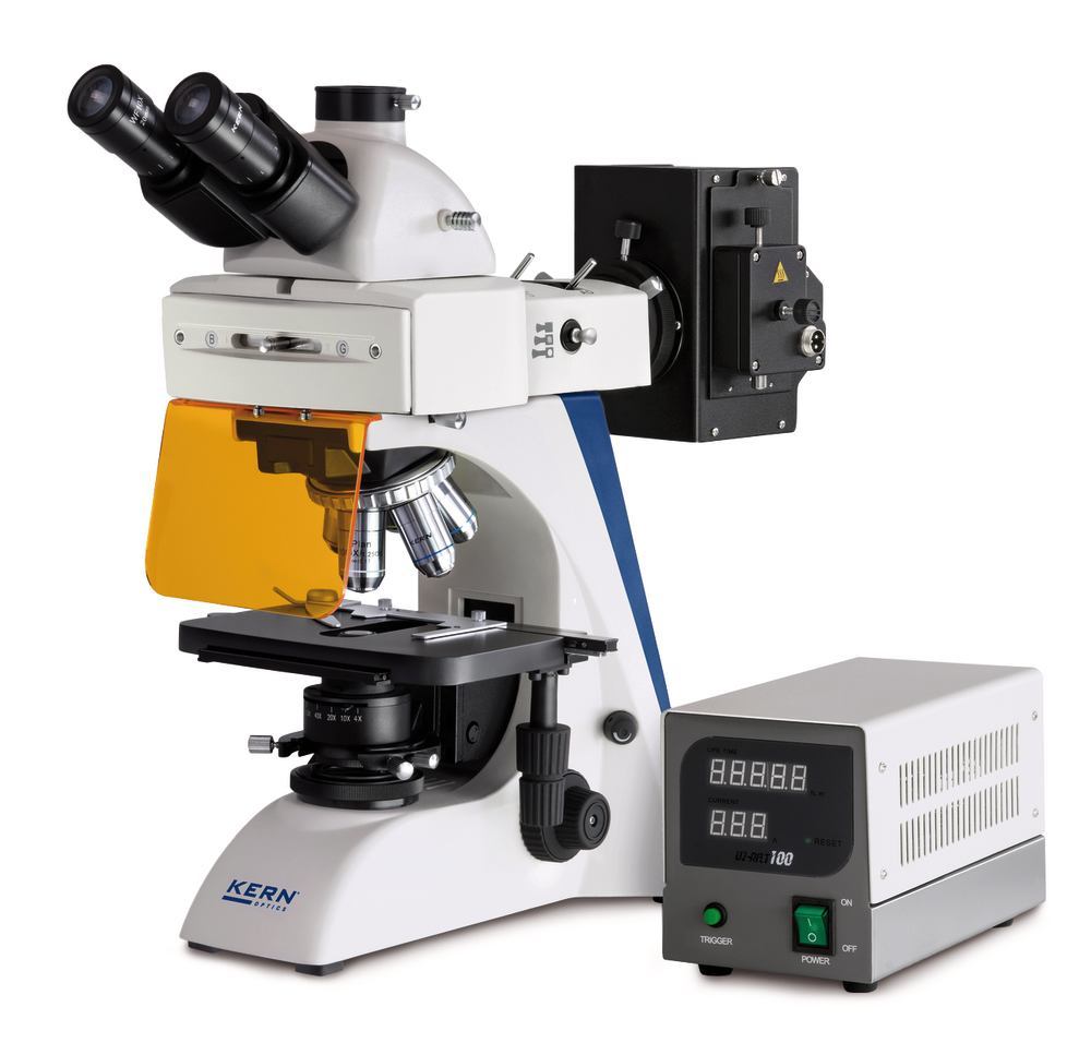 OBN 147 fluorescence microscope, trinocular, B/G excitation filter, 1 unit(s) - Luminix Health