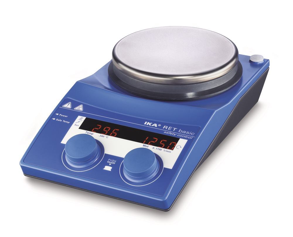 RET basic heating and magnetic stirrer, Safety control, 50-1700/min, 20 l - Luminix Health